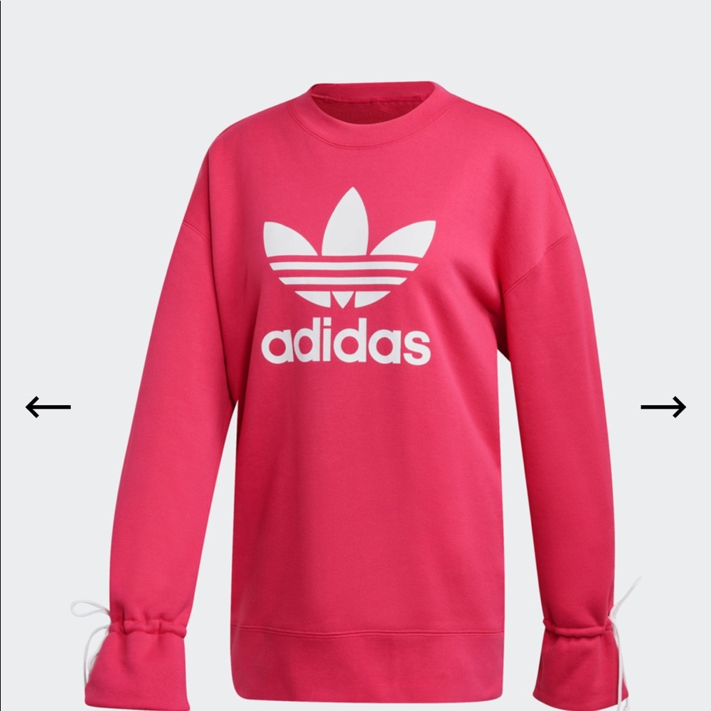 Adidas magenta sweatshirt